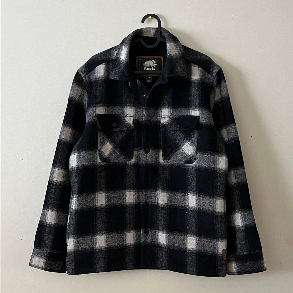 Roots Vintage  Black and White Checkered Jacket